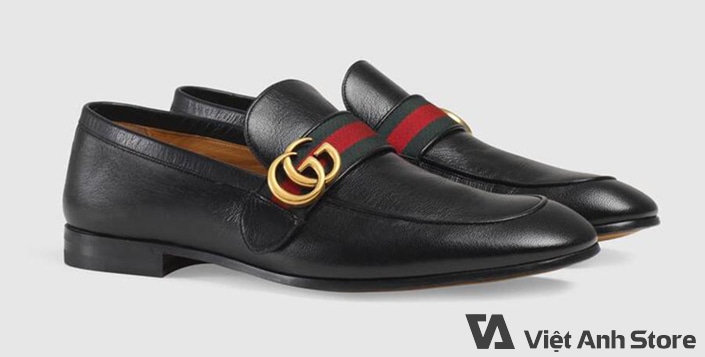 Thương hiệu giày tây Gucci với logo cực quen mắt với các tín đồ thời trang